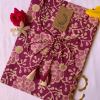 "Amaranthus" Embellish Floral Tassel Cotton Kurta