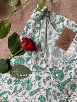 Alternative view of "Aaditri" Angrakha Cotton kurta - Big Size